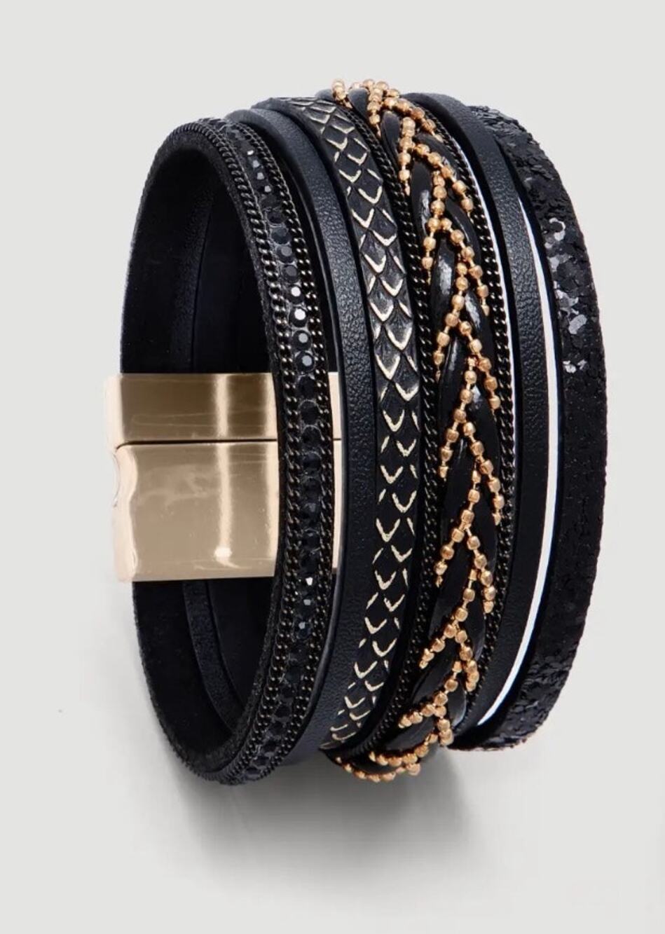 SAACHI Livio Braided Multi Strand Bracelet NWT